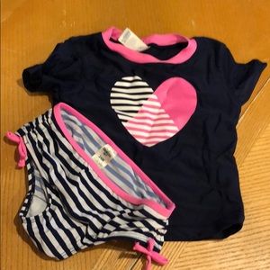 Oshkosh Bgosh rash guard bathing suit
